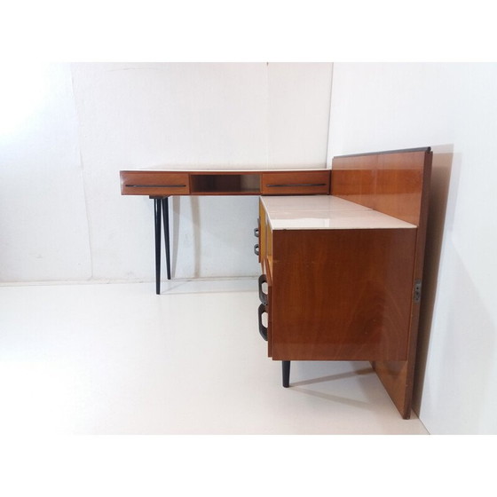 Image 1 of Vintage Composition commode et bureau par Mojmít Požár, Tchécoslovaquie années 1960
