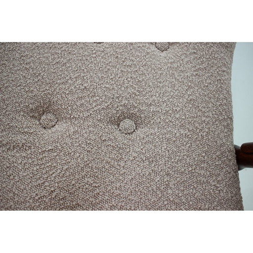 Paire de fauteuils en boucle vintage, Danemark 1960