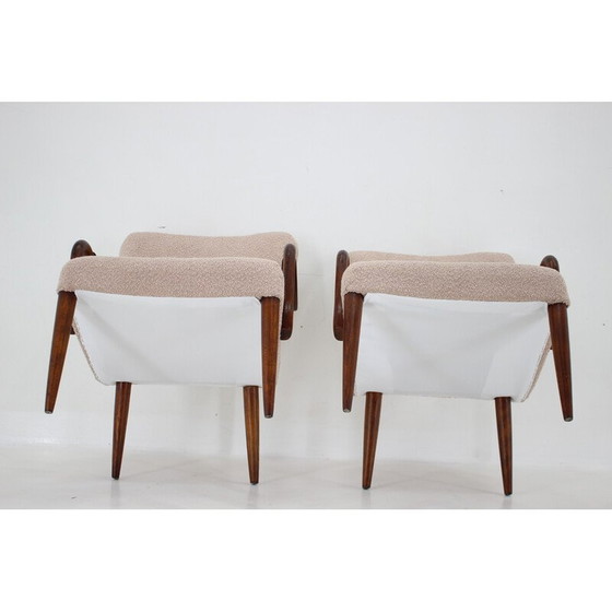 Image 1 of Paire de fauteuils en boucle vintage, Danemark 1960