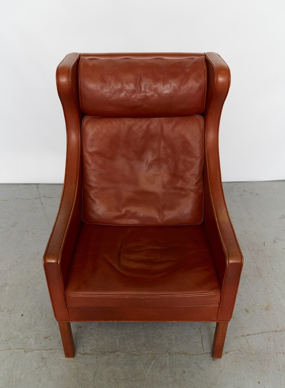 Image 1 of Modèle 2204 Chaise Wingback By Børge Mogensen For Fredericia, 1970S
