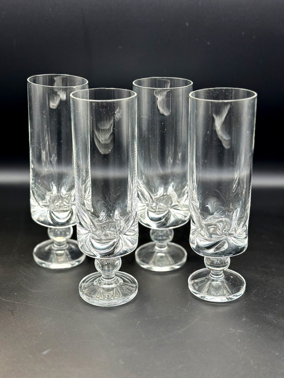 Image 1 of 4 x verres à bière Friedrich Kristall en cristal de plomb