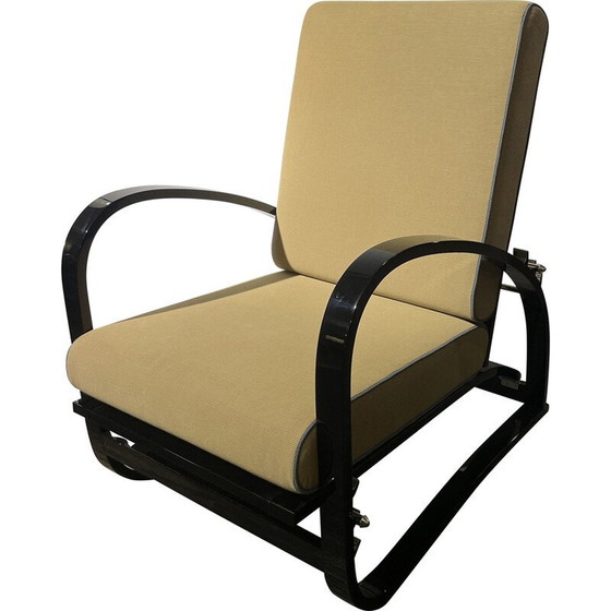 Image 1 of Fauteuil vintage en hêtre Halabala, 1930