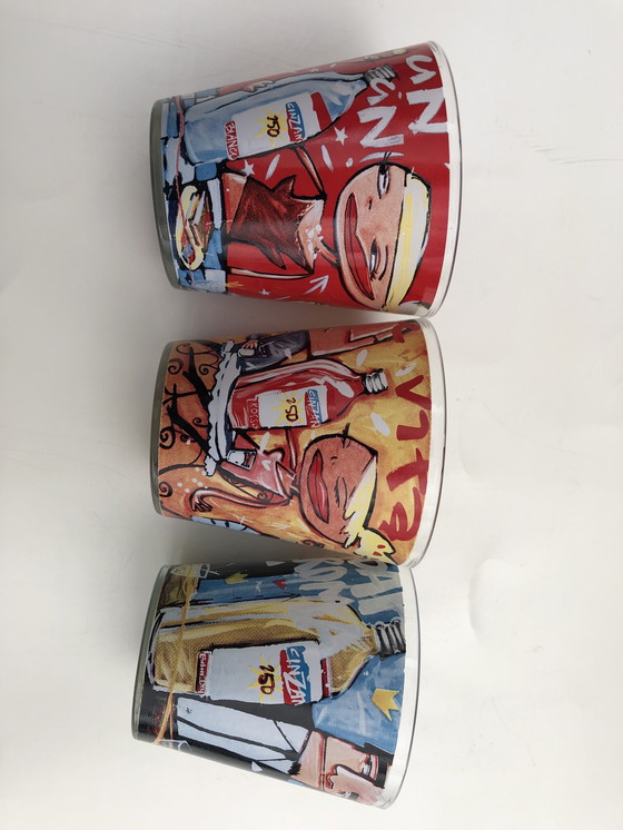 Image 1 of 3 verres Cinzano - Selwyn Senatori, La Dolce Vita