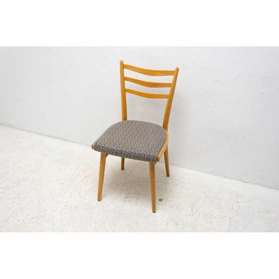 Image 1 of Ensemble de 4 chaises de salle à manger du milieu du siècle par Jitona, Tchécoslovaquie années 1960