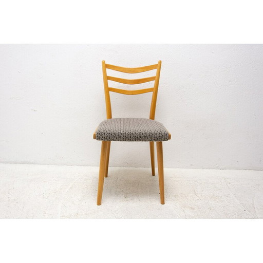 Ensemble de 4 chaises de salle à manger du milieu du siècle par Jitona, Tchécoslovaquie années 1960