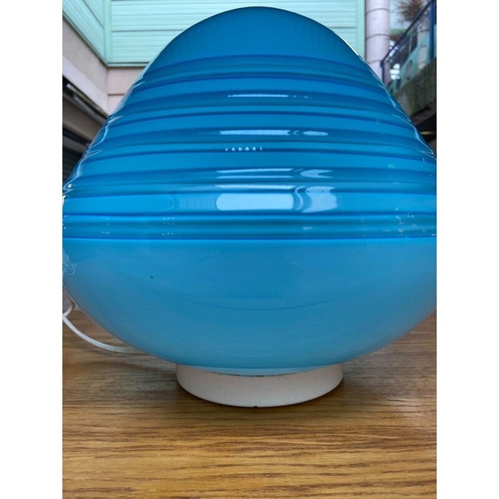 Image 1 of Lampe vintage en verre de Murano par Barbini, 1970