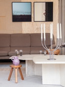 Bougeoir Ikea en acier inoxydable, Hagberg