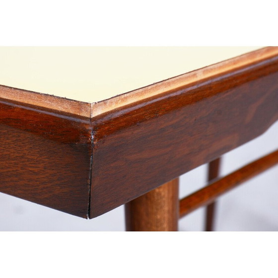 Image 1 of Table basse du milieu du siècle avec plateau pivotant, Tchécoslovaquie, années 1950