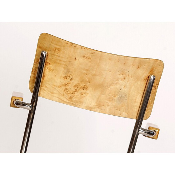 Image 1 of Chaise vintage en acier tubulaire par Vichr - années 1930