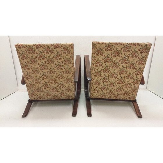 Image 1 of Ensemble de salon vintage H 269 par Jindřich Halabala, Tchécoslovaquie 1960