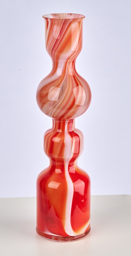 Vintage Carlo Moretti Vase en verre années 70