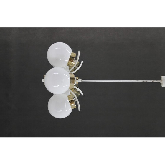 Image 1 of Lustre vintage en verre par Instala Decin, Tchécoslovaquie 1970