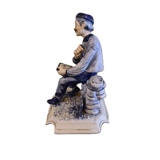 Image 1 of Statue de peintre en porcelaine italienne 1980/90s