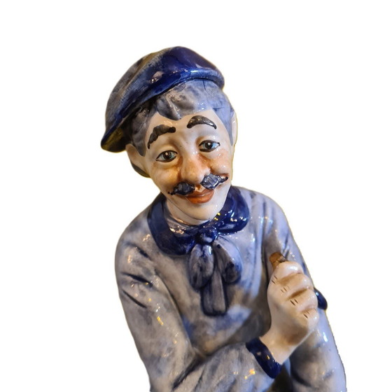 Image 1 of Statue de peintre en porcelaine italienne 1980/90s