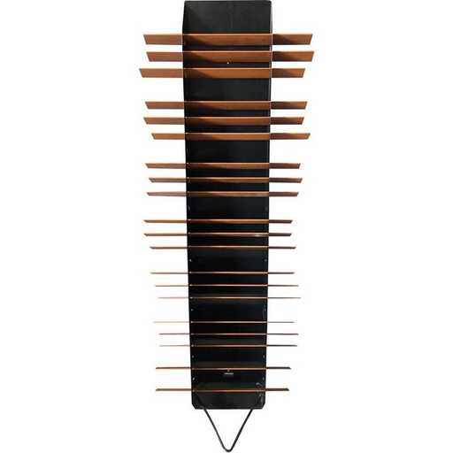 Porte-foulard vintage en cagette sur pied ou mural par Jean Pierre Boutillier pour Terrazzo