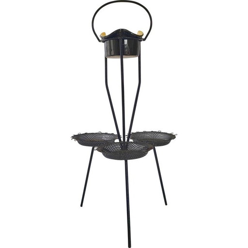 Cendrier tripode en céramique, 1950