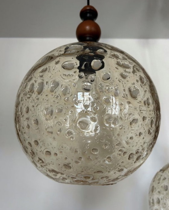 Image 1 of Lustre Verre Soufflé Murano Années 70