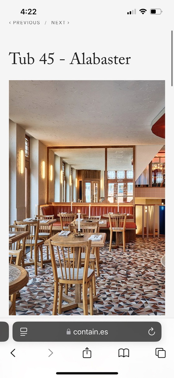 Image 1 of 2 Lampes murales en albâtre de Contain