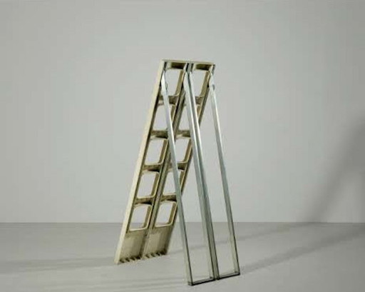 Scaleo Household Ladder Échelle pliante conçue par Lucci & Orlandini pour Velca, années 1970