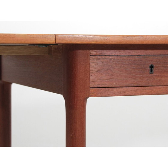 Image 1 of Bureau vintage en teck avec 2 abattants