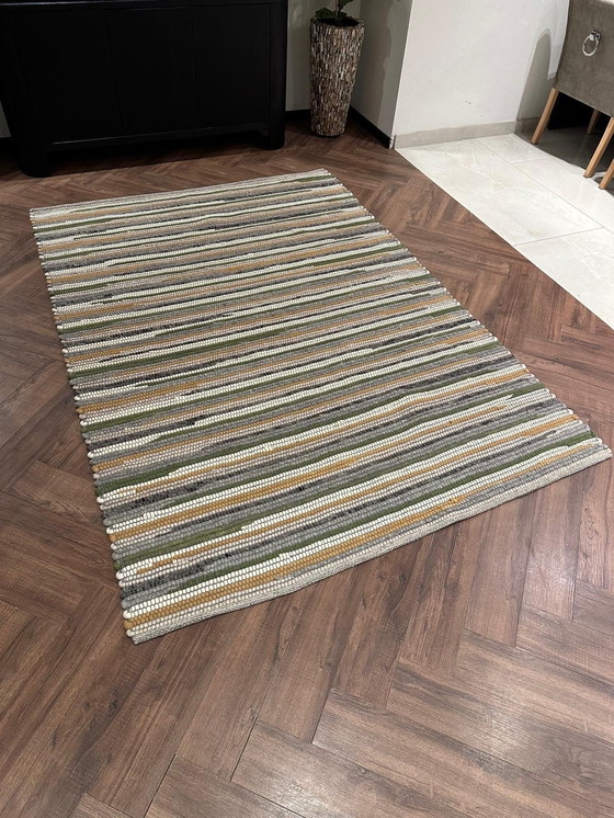 Image 1 of Veer Carpets Tapis 435 Multi Vert