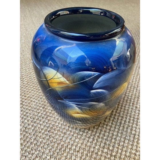 Image 1 of Vase vintage en céramique laquée de Grech, 2000