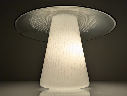 Lampe champignon en verre de Murano avec effet méduse, 1980S
