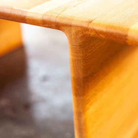 Image 1 of Table basse vintage en chêne pour Leolux, 1970