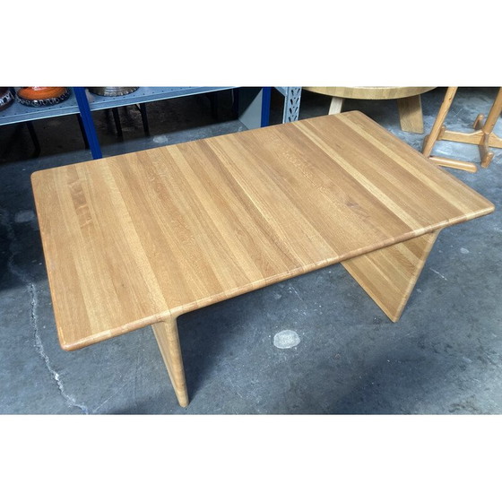 Image 1 of Table basse vintage en chêne pour Leolux, 1970