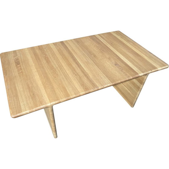 Image 1 of Table basse vintage en chêne pour Leolux, 1970