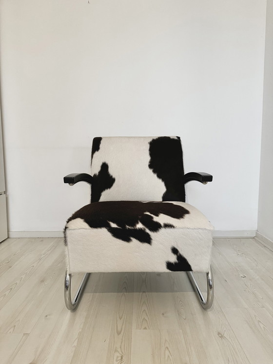 Image 1 of Fauteuil Thonet S411 en peau de vache