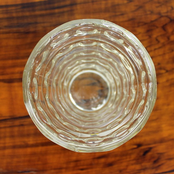 Image 1 of Vase vintage en verre transparent par Frantisek Peceny pour Hermanova Hut, Tchécoslovaquie 1963