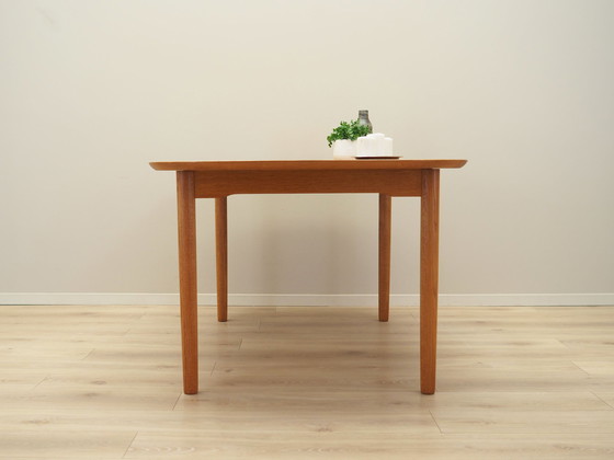 Image 1 of Table en frêne, Design danois, 1960S, Designer : Gunnar Falsig, Fabricant : Holstebro Möbelfabrik