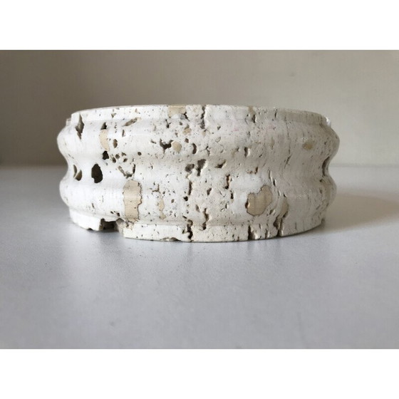 Image 1 of Cendrier vintage en travertin, 1970