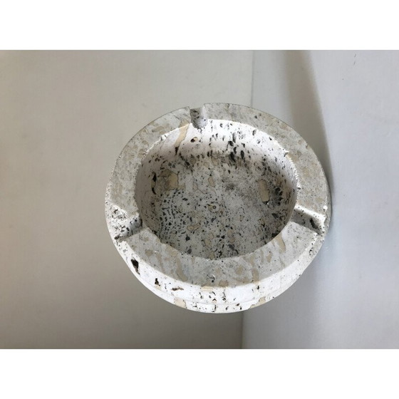 Image 1 of Cendrier vintage en travertin, 1970