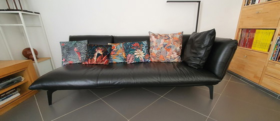 Image 1 of Canapé Cuir Type Méridienne