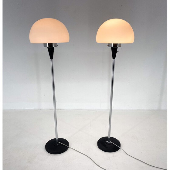Image 1 of Paire de lampadaires vintage par Jaroslav Bejvl pour Lidokov, années 1960
