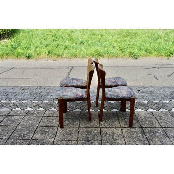 Image 1 of Ensemble de 4 chaises vintage suédoises en pin massif