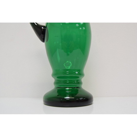 Image 1 of Pichet vintage en verre tchèque par Glasswork Novy Bor, Tchécoslovaquie, années 1930