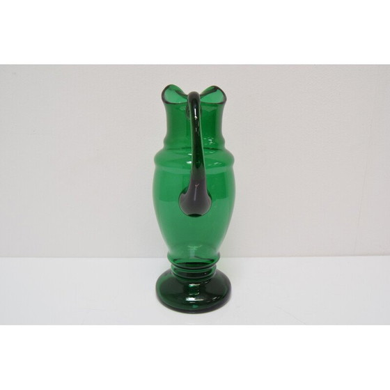 Image 1 of Pichet vintage en verre tchèque par Glasswork Novy Bor, Tchécoslovaquie, années 1930