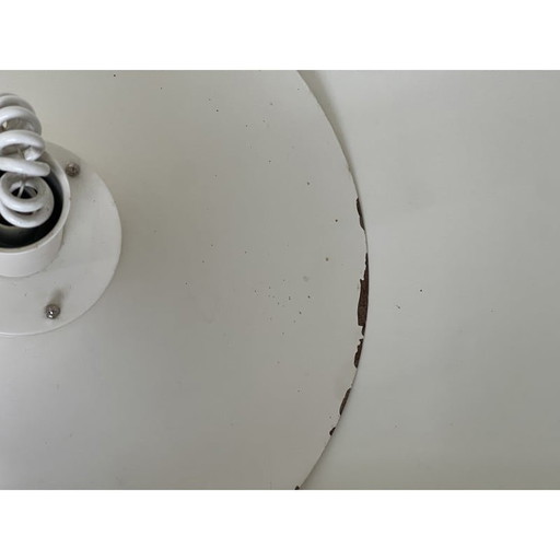 Lampe suspendue blanche du milieu du siècle, Danemark années 1960