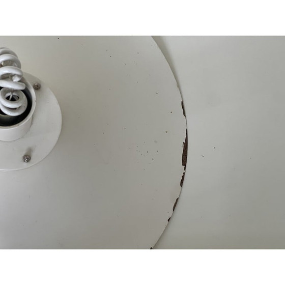 Image 1 of Lampe suspendue blanche du milieu du siècle, Danemark années 1960