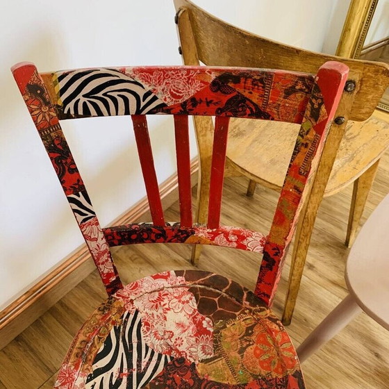 Image 1 of Ensemble de 4 chaises vintage dépareillées