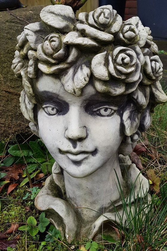 Image 1 of Tête de jardinière vintage