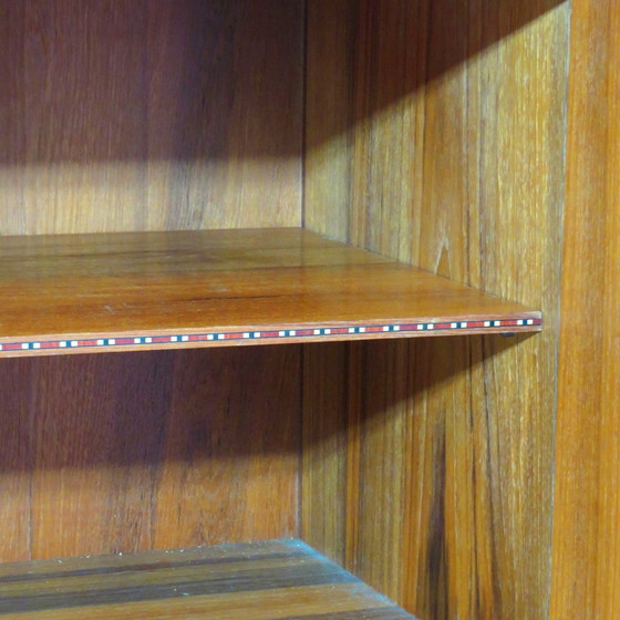 Image 1 of Dressoir Vintage Mid Century Modern en Teck, Jaren 60