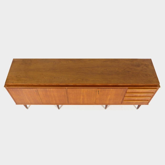 Image 1 of Dressoir Vintage Mid Century Modern en Teck, Jaren 60