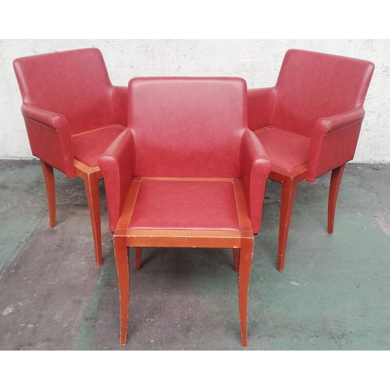 Image 1 of Fauteuil bridge vintage en bois massif par Didier Gomez pour Ligne Roset