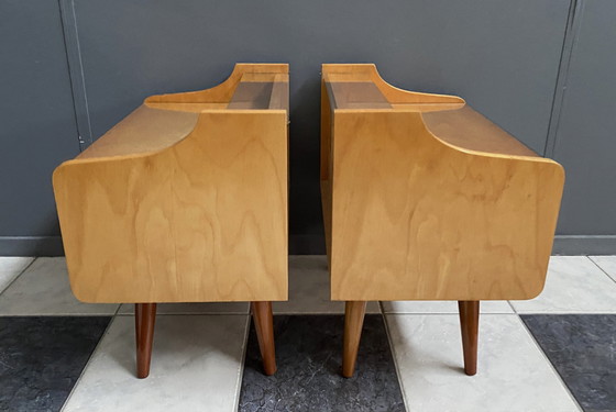 Image 1 of Ensemble de 2 tables de nuit 1960S