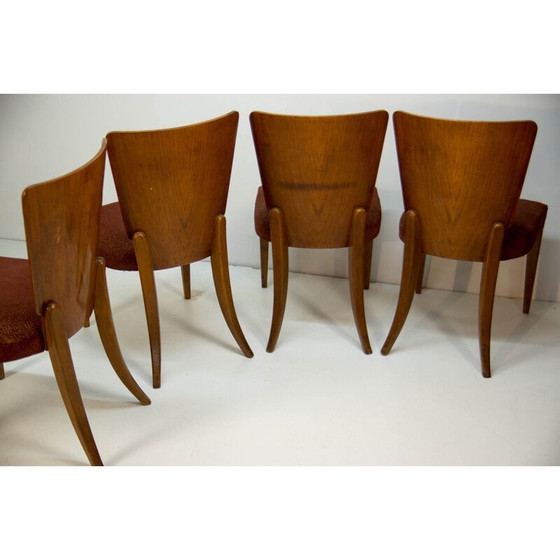 Image 1 of Ensemble de 4 chaises Art Déco vintage par Jindrich Halabala pour UP Závody 1930