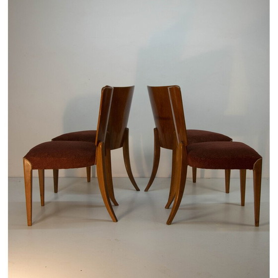 Image 1 of Ensemble de 4 chaises Art Déco vintage par Jindrich Halabala pour UP Závody 1930